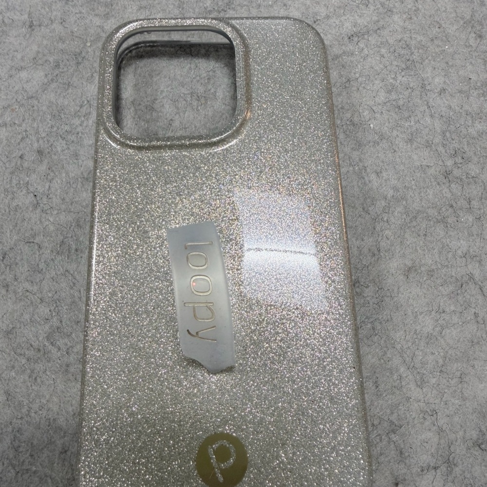 Loopy Case Sparkling Silver Phone Cover